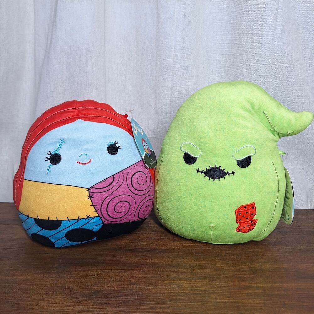Squishmallows Disney nightmare before christmas lot of 2 8" oogie boogie Sally